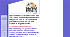 Desktop Screenshot of bearriverdoodles.com